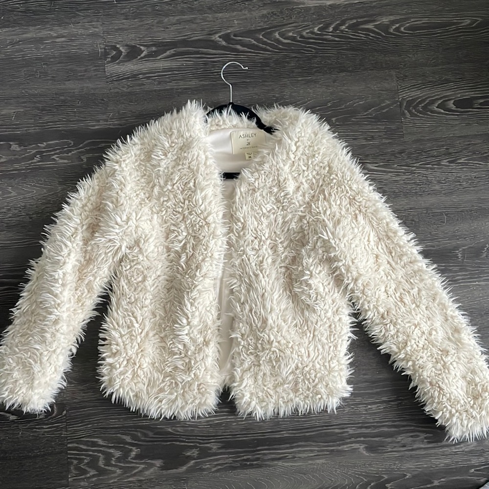 Chic Boho shag cropped jacket